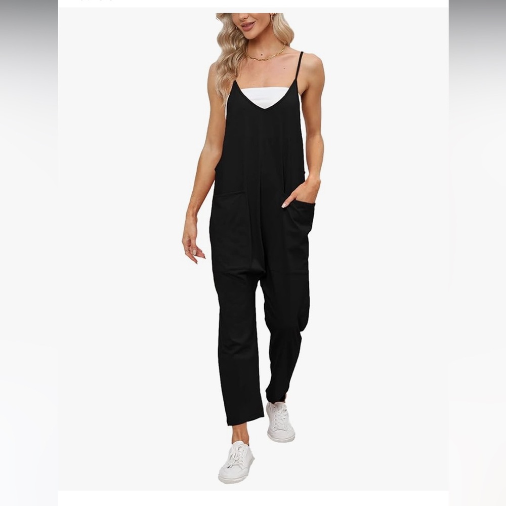Deep Self Women's Jumpsuit, Black, Size 2XL